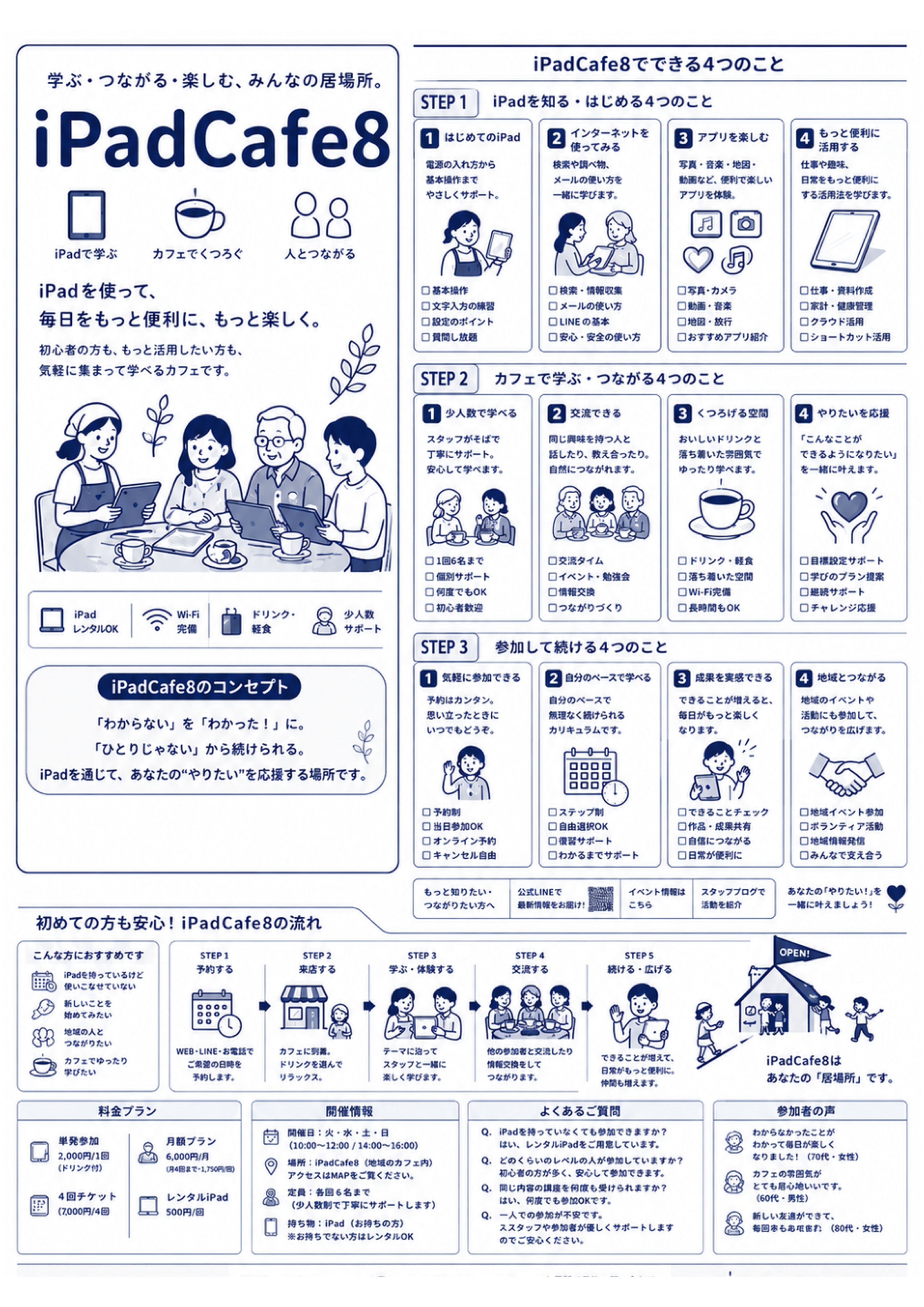 iPad Café 8 概要チラシ